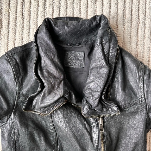 All Saints Leather Jacket - Picture 7 of 7